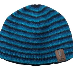 Noble Outfitters Blue Striped Beanie